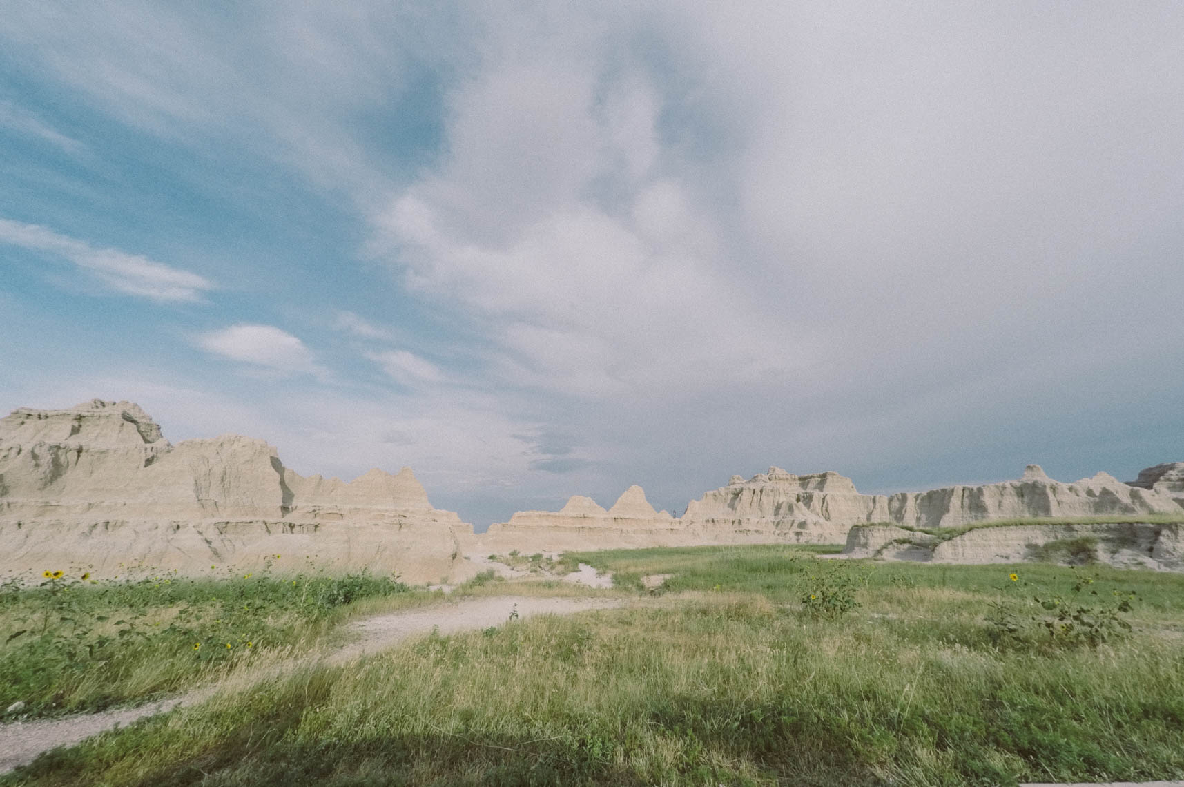 Out in the Badlands.